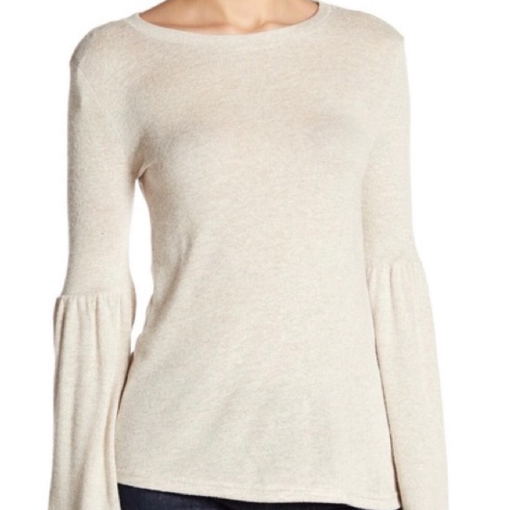 Philosophy Bell Sleeve Crew Neck Sweater Large